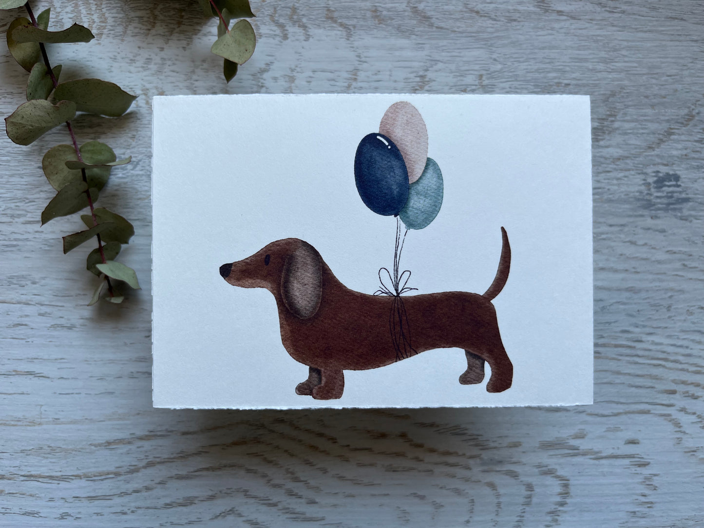 Postkartenset Dackel