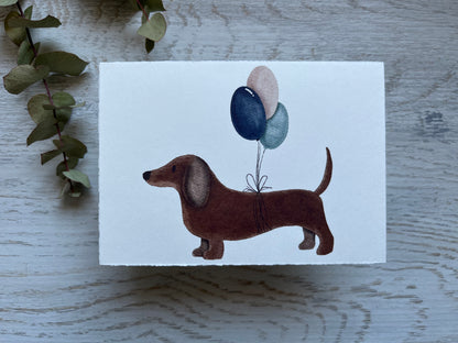 Postkartenset Dackel