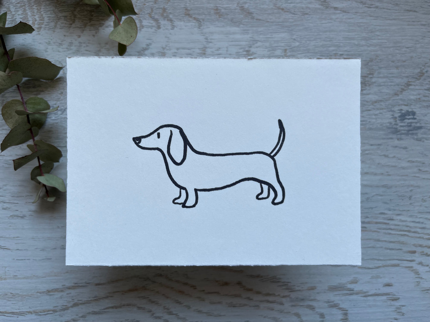 Postkartenset Dackel