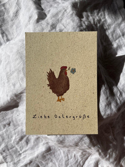 Postkarte Ostergrüße