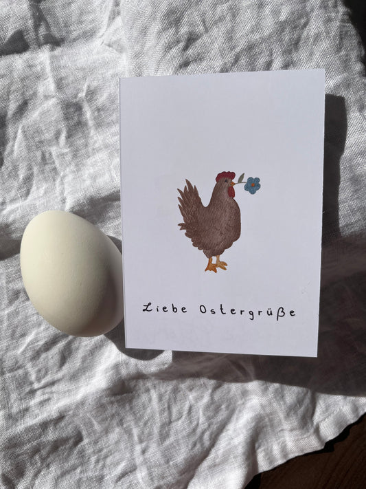 Postkarte Ostergrüße