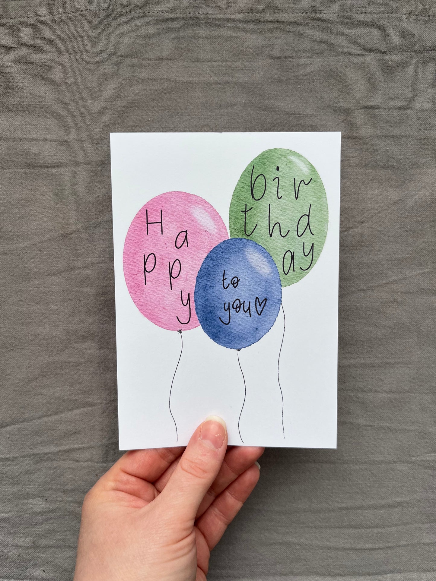Postkarten-Set Geburtstagsballons 🎈
