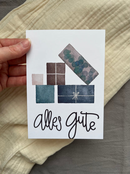 Postkarten-Set Geburtstaggeschenke 🎁