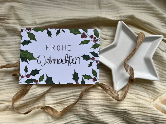 Postkarte Mistelzweig