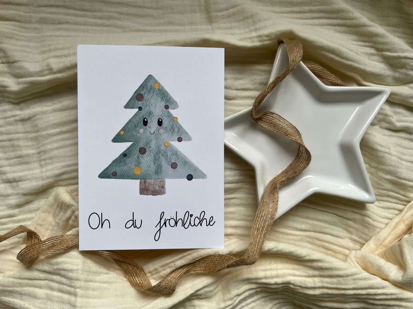 Postkarte Oh du fröhliche