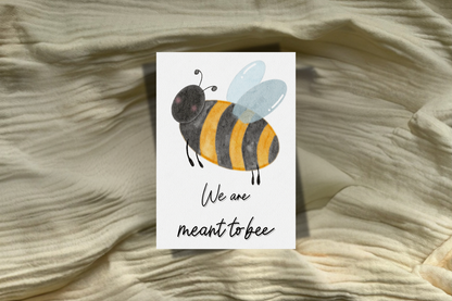 Postkarte Meant to bee 🐝
